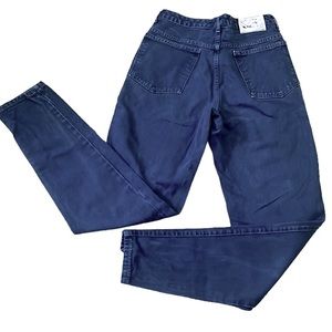 VINTAGE MARITHE FRANCOIS GIRBAUD DENIM JEANS DARK BLUE SIZE 9 TO 10 LONG